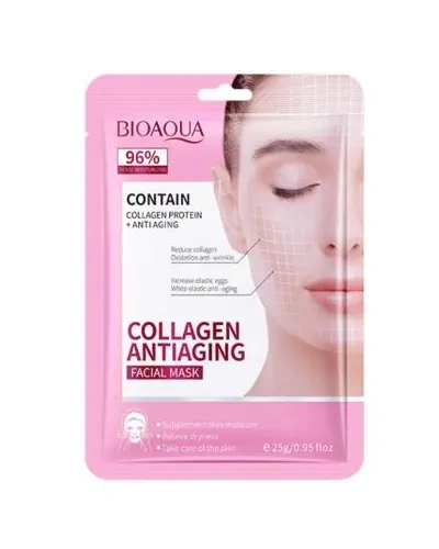 Mascarilla en Velo Antiedad Colageno Bioaqua