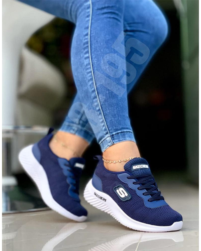 Tenis Para Mujer Skechers Maya Azul X Store Encuentra Todo lo que Necesitas en un Solo Lugar