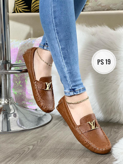 Mocasines Para Mujer Cafes LV