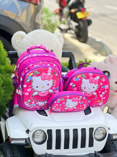 Morral Escolar Para Niña Hello Kitty Rose
