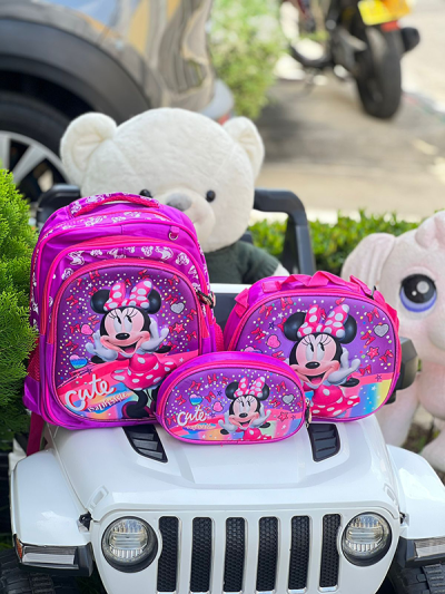 Morral Escolar Para Niña Minie Cute