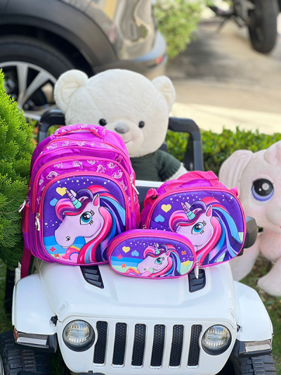 Morral Escolar Para Niña Unicorn