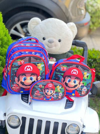 Morral Escolar Para Niño Mario
