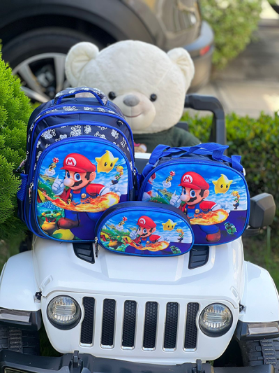 Morral Escolar Para Niño Mario Bros