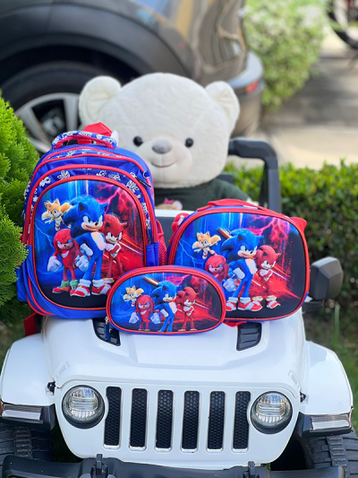 Morral Escolar Para Niño Sonic