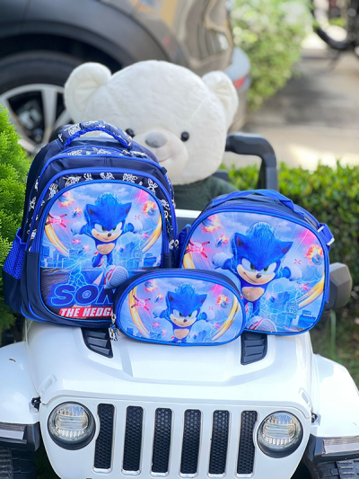 Morral Escolar Para Niño Sonic Movie