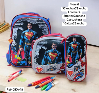 Morral Escolar Para Niño Superman