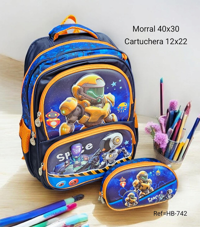 Morral Escolar Para Niño Space 1