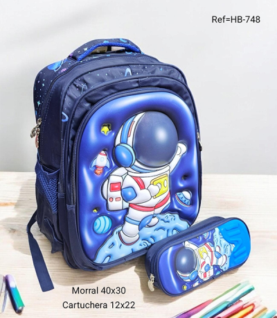 Morral Escolar Para Niño Space 2