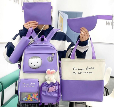 Morral Para Mujer Animals Morado