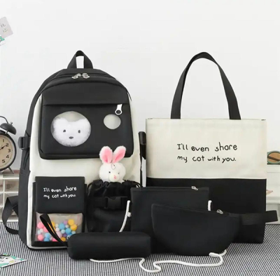 Morral Para Mujer Animals Negro