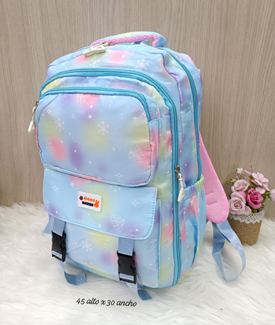 Maleta Para Mujer Ruigeshi Azul Rosa