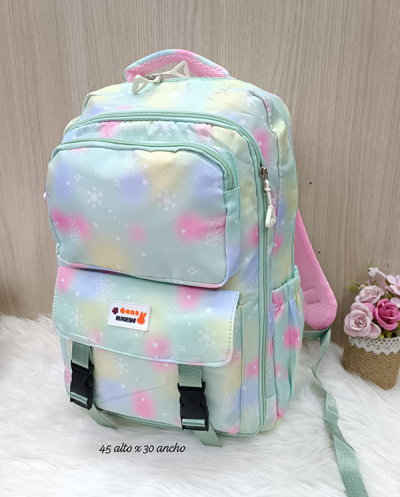 Morral Para Mujer Ruigeshi Rosa Verde