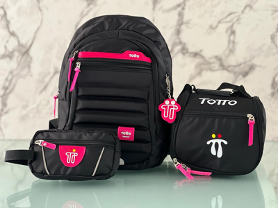 Morral Para Mujer ToTTo Trio Rosa