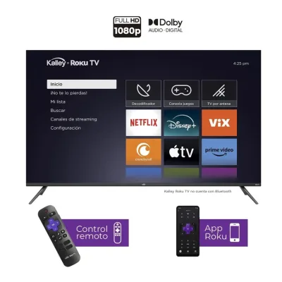 Televisor Kalley 43 Pulgadas con Roku