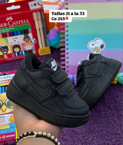 Tenis Para Niño Negros Nike