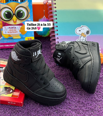 Tenis Para Niño Nike Negros