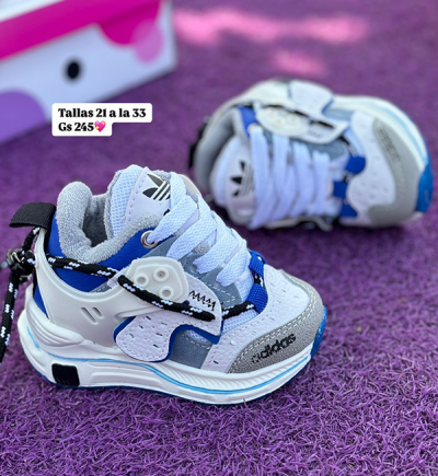 Tenis Para Niña Adidas Azul