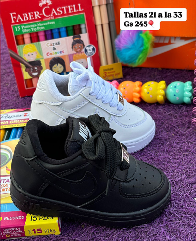 Zapatillas Para Niño Nike Air Negros