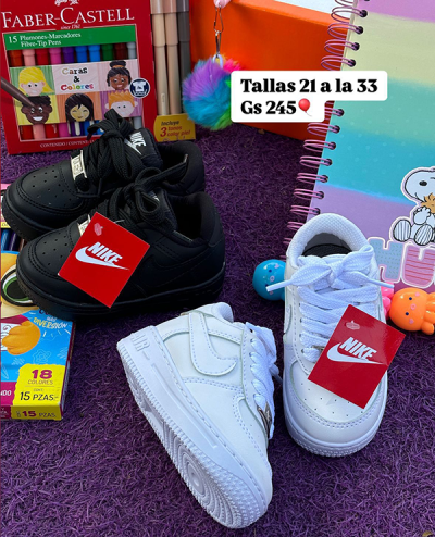 Zapatillas Para Niño Nike Air Blancas