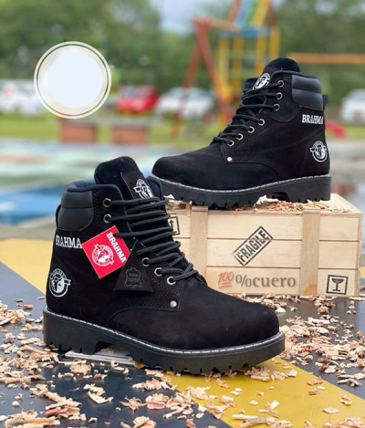 Botas Brahma Para Hombre Negras