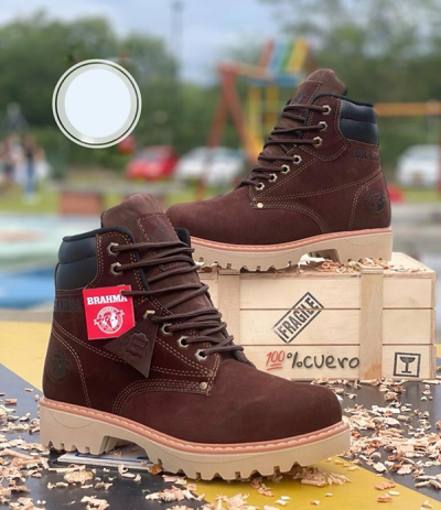 Botas Brahma Para Hombre Vino