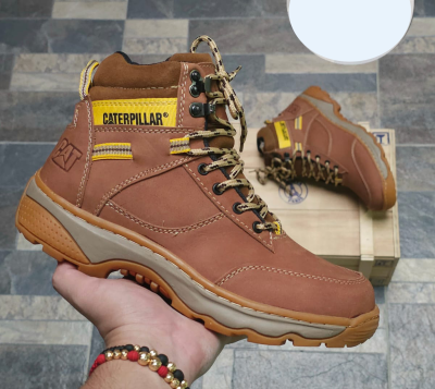 Botas Caterpillar Para Hombre Cafés en Cuero