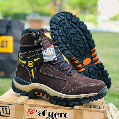 Botas Caterpillar Para Hombre Cafes Oscuras