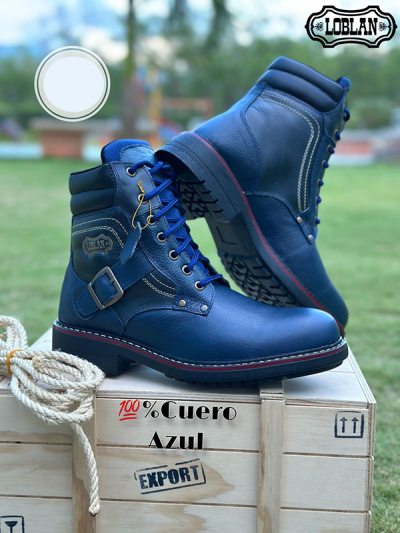 Botas Loblan Para Hombre Azules