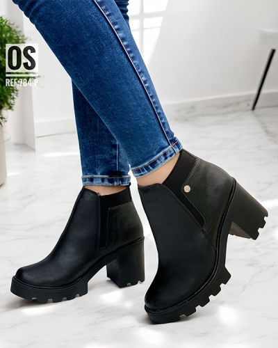 Botines Para Mujer Negros