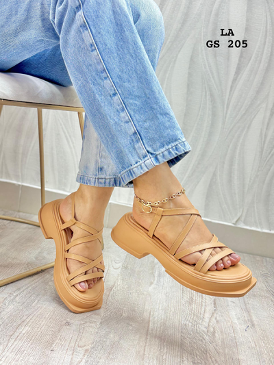 Sandalias Bajitas Cafés