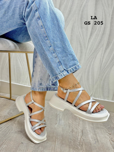 Sandalias Para Mujer Blancas Correas