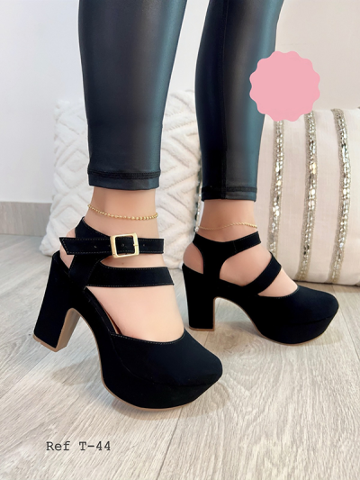 Tacones Para Mujer Cerrados Negros