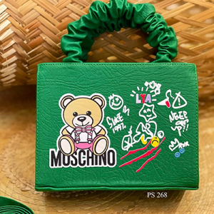 Bolso Caja Moschino Verde