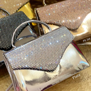 Bolso Glass Plata