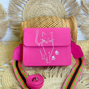 Bolso Lisa Cat Rosado