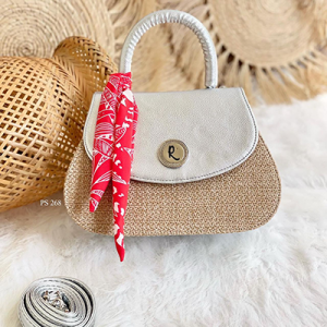 Bolso Manos Libres Antonieta Plateado