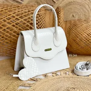 Bolso Manos Libres Doble Funcion Masmello Blanco