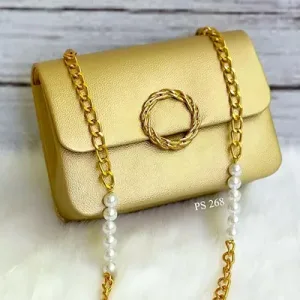 Bolso Manos Libres Knot Dorado