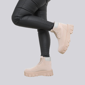Botas Para Mujer Beige