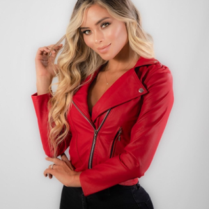 Chaqueta Para Mujer Roja London