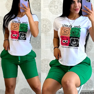 Conjunto Deportivo Short Cool Bears Verde