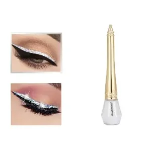 Delineador Glitter Blanco Kiss Beauty-1140