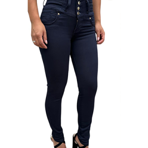 Jean Para Mujer Azul Petroleo