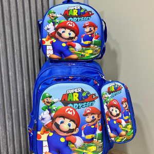 Maleta con Ruedas Para Niño Mario Bros