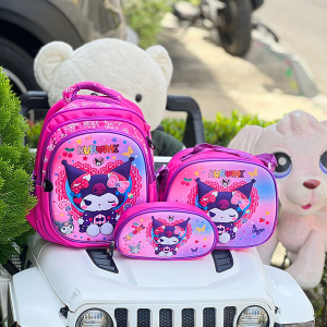 Morral Escolar Para Niña Kuromi Rose