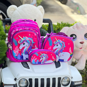 Morral Escolar Para Niña Rainbow Unicorn