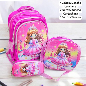 Morral Escolar Para Niña Princesa