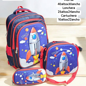 Morral Escolar Para Niño Space