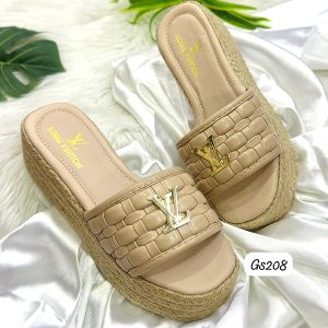 Sandalias LV Para Mujer Beige